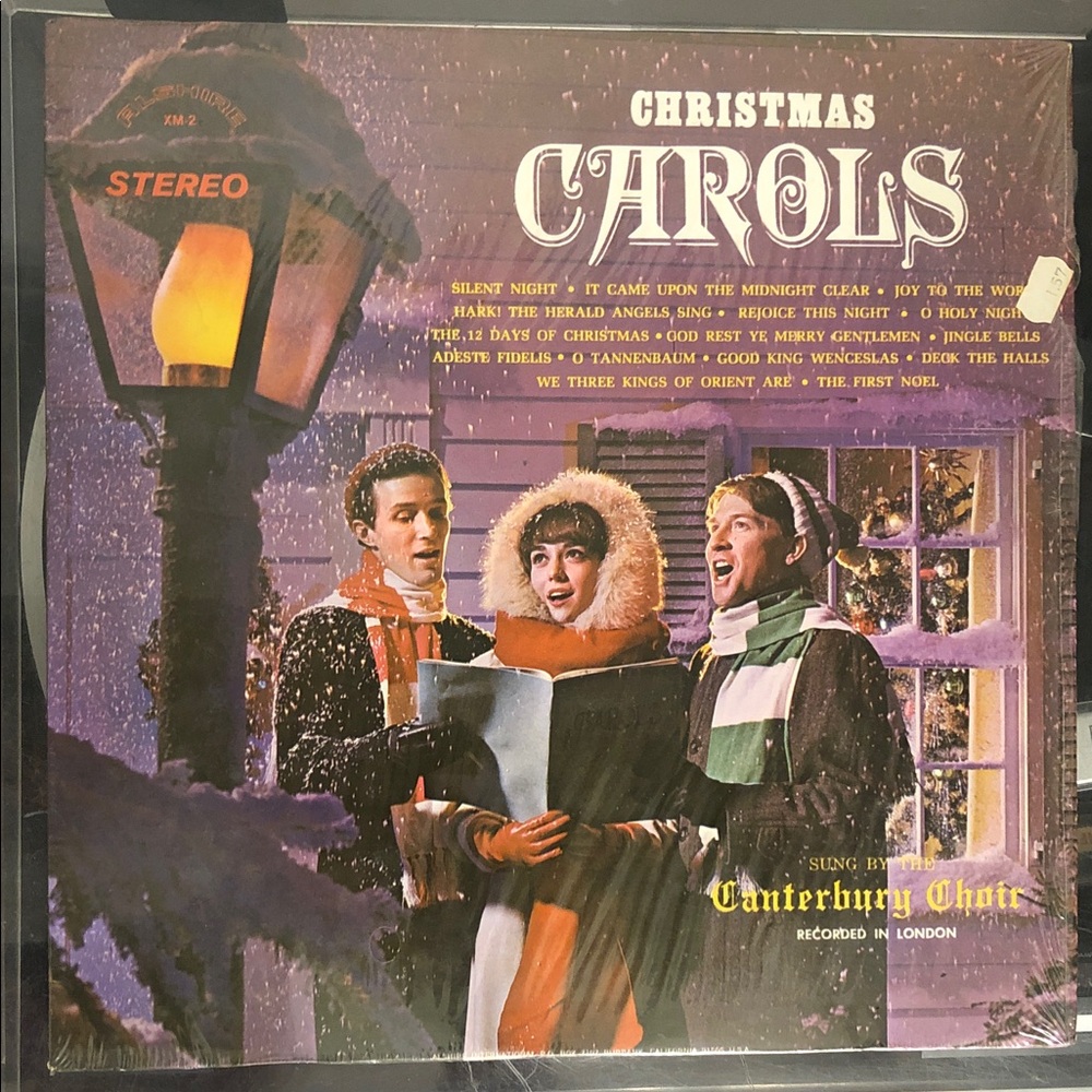 Canterbury Choir Christmas Carols Vinyl Record Album 1970